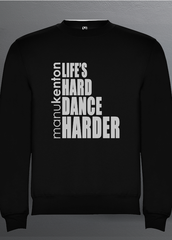 LIFE'S HARD DANCE HARDER MK (White) - BLACK PULL REGULAR