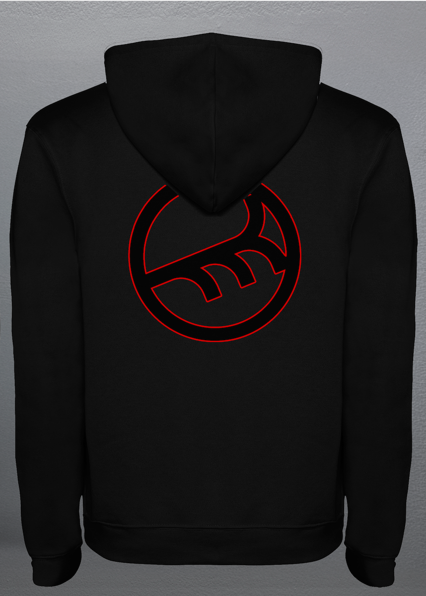LIFE'S HARD DANCE HARDER MK (Black) - BLACK SWEAT HOODIE
