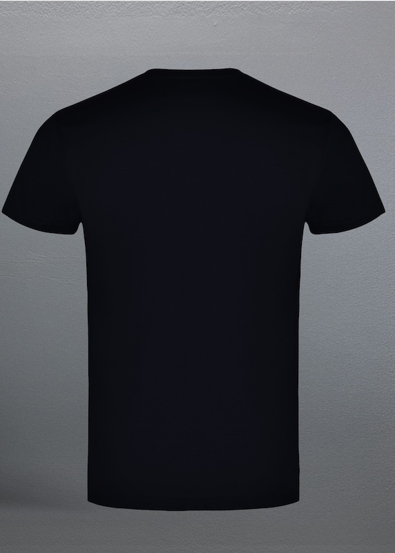 BASIK (Red) - BLACK T-SHIRT SLIM FIT