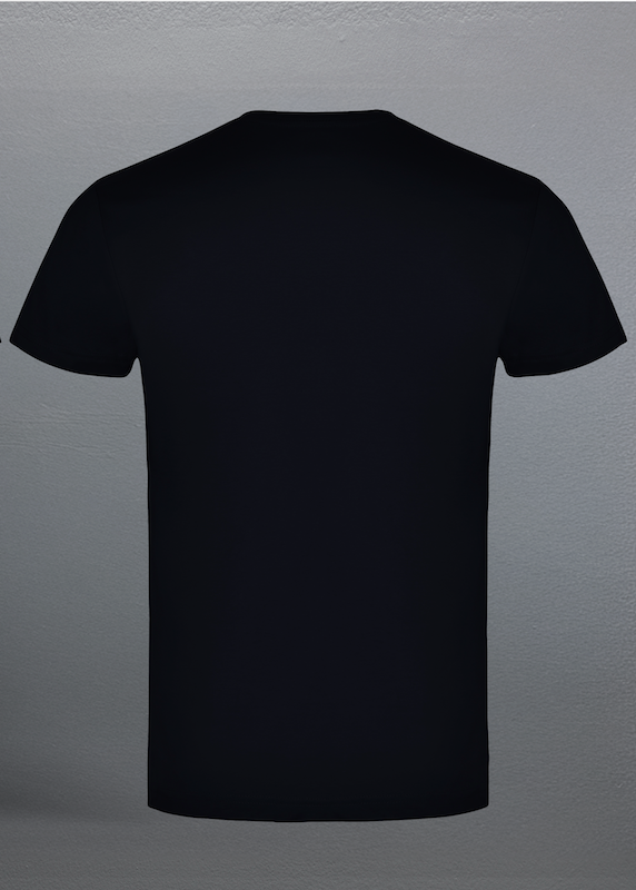 LIFE'S HARD DANCE HARDER MK (White) - BLACK T-SHIRT SLIM FIT