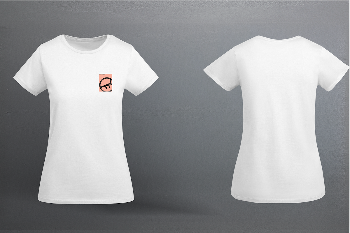 WIR TANZEN (Coral) - LADY WHITE  T-SHIRT