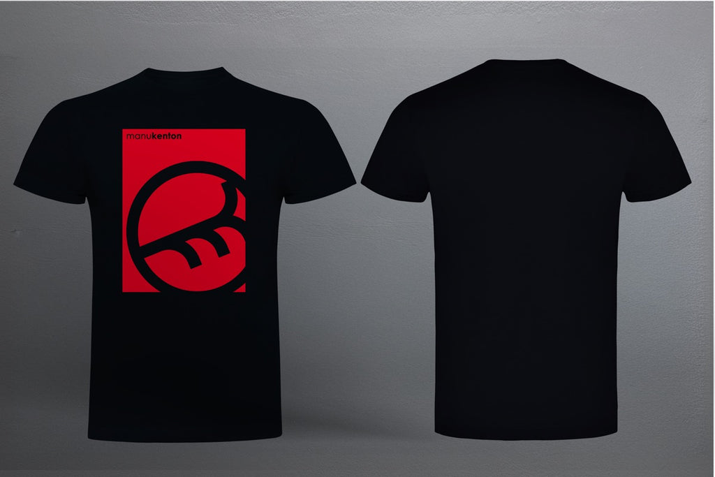 ACID PARTY (Red) - BLACK T-SHIRT SLIM FIT