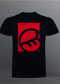 ACID PARTY (Red) - BLACK T-SHIRT SLIM FIT