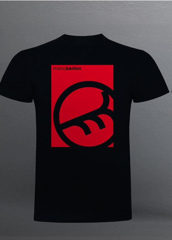 ACID PARTY (Red) - BLACK T-SHIRT SLIM FIT