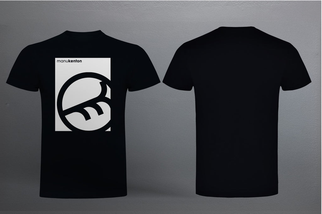 ACID PARTY (White) - BLACK T-SHIRT SLIM FIT